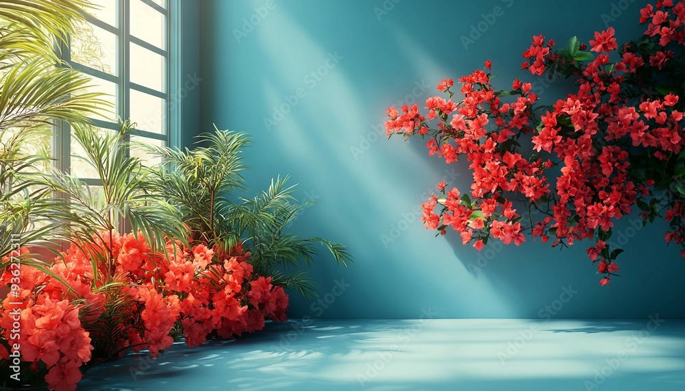 Wall mural modern website layout background with a professional and clean design