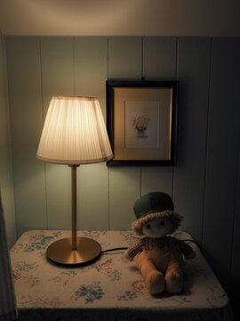 The lamp of the bedroom 