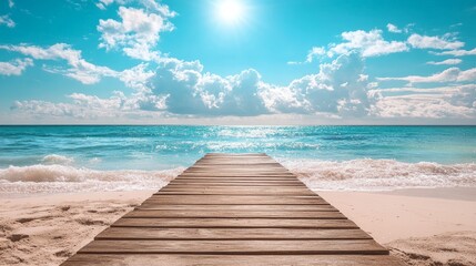 Summer Beach Sea Tourism Vacation Sun Sky Water Photo Design --