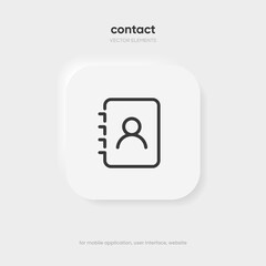 Profile picture icon human symbol. Man and women sign. People, person, user profile avatar icon emblem symbol pictogram. Contact icon with white background for UI UX, mobile app, social media, website