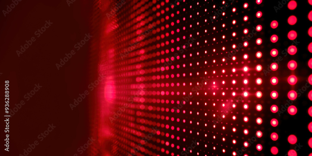 Poster red technological abstract background