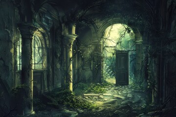 Overgrown Ruins: A Glimpse Into The Past