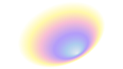 Gradient pastel blue purple yellow aura background