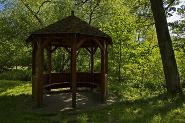 Gazebo at the pond 