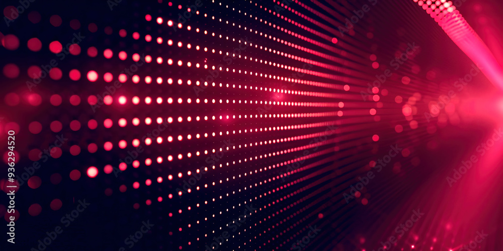 Poster red technological abstract background