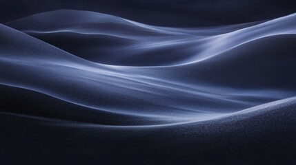 Obraz premium wave, light, blue, smoke, texture, design, wallpaper, black, smooth, satin, motion, curve, silk, backdrop, color, dark, illustration, pattern, line, flowing, energy, flow, waves, concept, purple