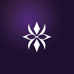 Fototapeta premium Creative Company Logo on solid background