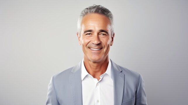 potrait of middle aged CEO manager
