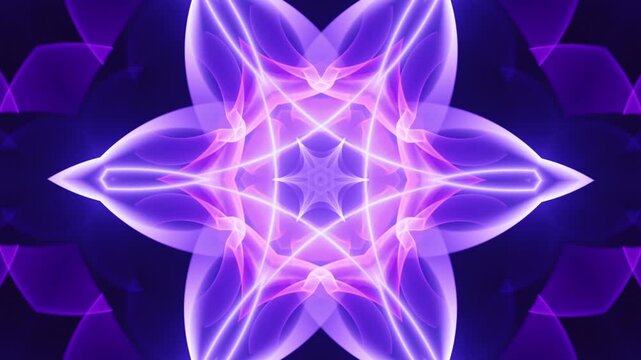Cyber vaporwave neon purple, hallucinogenic snowflake intersecting fragments, 90's retro audio visualizer futurism , fast beats techno trance vj loop, aural music funkadelic psytrance background.