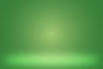 abstract green studio room background, empty 3d soft smooth blur backdrop for product display, It’s like in a room with spot lights shining on the floor or on the stage, vector illustration	
