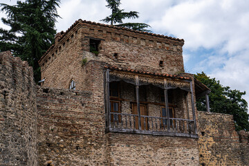 Fototapeta premium Historical centre of the capital city of Kakheti, winemakers reg