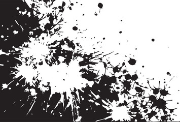 Grunge Distressed Paint Splash Background Texture.