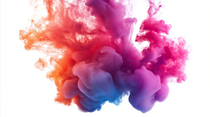 Fototapeta premium Vivid Ink in Water Abstract Art