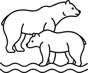 Bear will enjoy this fun animal line art book
