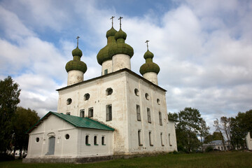 Russia Arkhangelsk region, Kargopol on a cloudy summer day