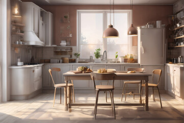 interior of a kitchen