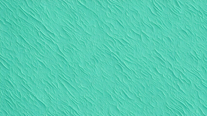 A seamless grunge paper texture background in light mint green colour 