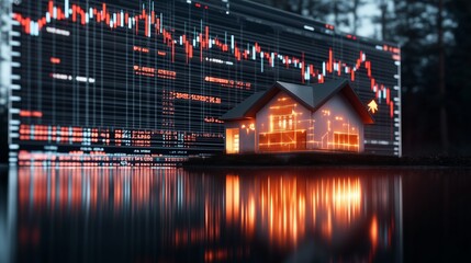 Glowing House in Trading Wonderland