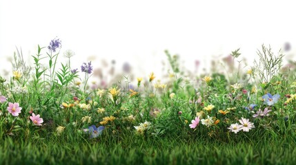 Fototapeta premium Meadow with flowers