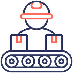 Obraz premium Manufacturing Icon