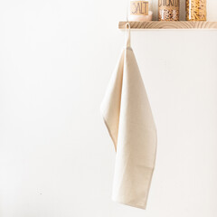 Beige kitchen cloth