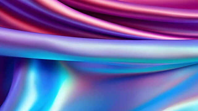 Delicate satin halographic satin abstract background.