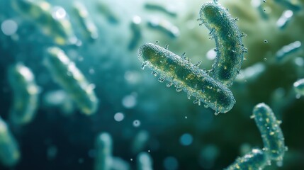 Fototapeta premium Microscopic View of Bacteria