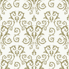 Seamless winter floral pattern with branches and berries. Pastel palette white background.