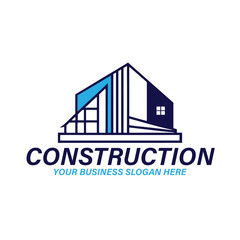 Naklejka premium Real estate, real estate business, construction handyman, plumbing, roofing, electrician, property investment logo logo design
