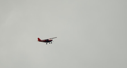 ICP MXP-740 Savannah, a red fixed-wing monoplane in flight