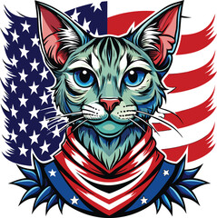 create    cute cat Full Body  vector style silhouette with white background