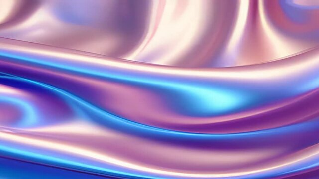 Delicate satin halographic satin abstract background.