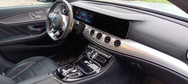 Das Interieur eines Mercedes Benz AMG E63S, in Lippetal B&uuml;ninghausen am 23.08.2024.