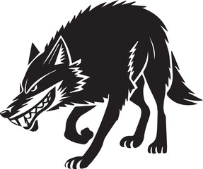 wolf tribal tattoo