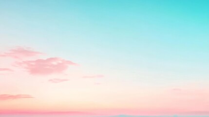 Fototapeta premium Light blush and sky blue gradient, pastel background, soft and calming transition