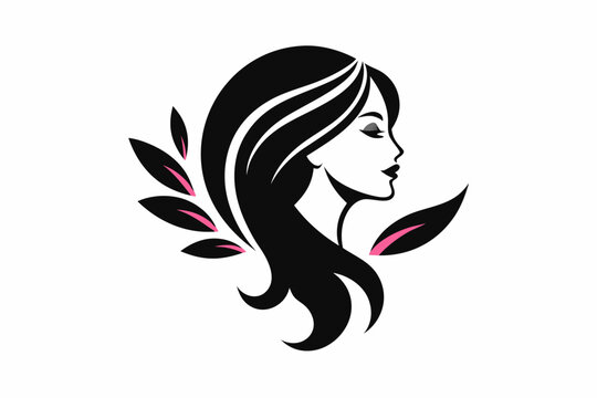 recommend clip art: beauty care logo design  black silhouette vector art