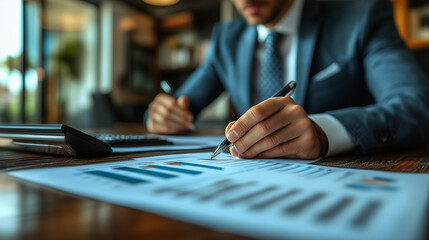 A tax advisor working with a business owner to develop a tax strategy that maximizes deductions and minimizes liabilities.
