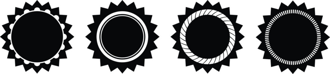 badge logo design. Best seller vector isolated, best seller satisfaction guaranteed business round icon for product logo, Template for awards, badges, quality marks and certificates.