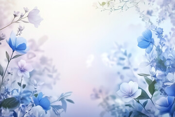 Fototapeta premium a wallpaper of a collection of flowers on a sunny day