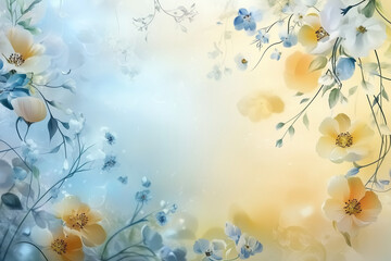a wallpaper of a collection of flowers on a sunny day 