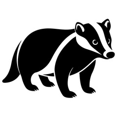 various bear silhouettes on the white background