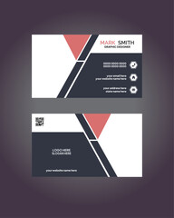 Template, Modern, Creative and Clean Business Card Template. business card design for business and personal use. Double-sided creative business card template. Horizontal and vertical layout.