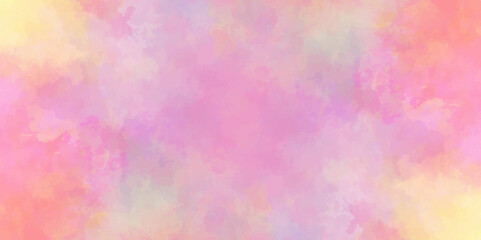 abstract colorful background with bokeh .Delicate sepia background with paint stains watercolor texture .subtle watercolor pink yellow blue gradient illustration.	
