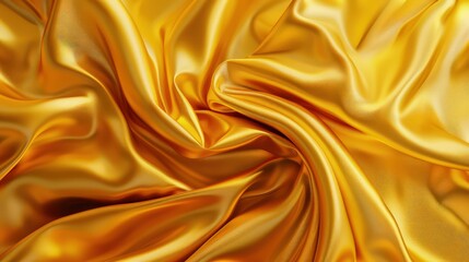 Fototapeta premium A luxurious golden Christmas background filled with a radiant glow. Delicate strands of gold tinsel intertwine with sparkling stars,