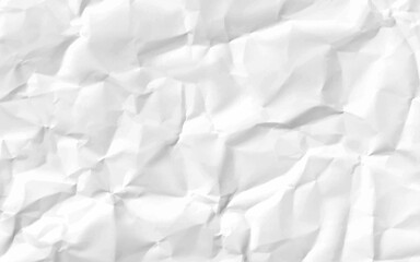 Texture of white crumpled paper. Abstract style background