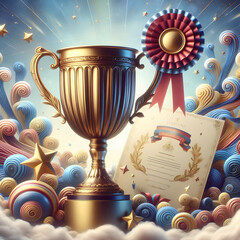 Dynamic Glowing Abstract Arrow Network for Interconnected Business Strategies - Flat Vector Illustration with Vibrant Colors depicting Smart Business Tone