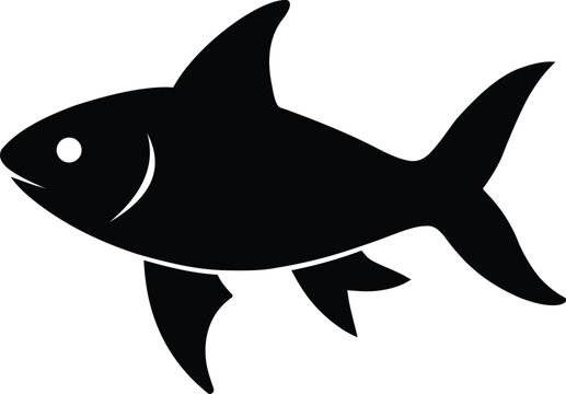 recommend clip art: Fish icon symbol vector illustration on white background