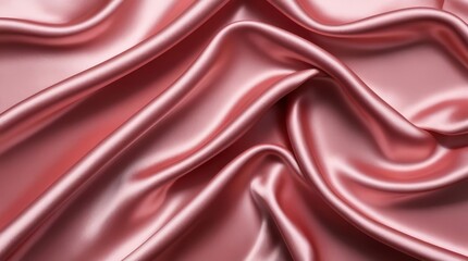 Obraz premium red silk satin background