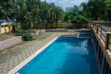 swimming pool in hotel