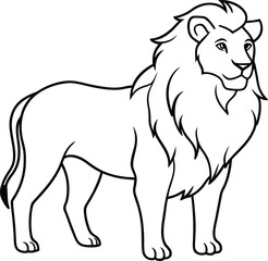 illustration of a lion